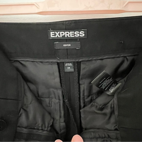 EUC Express Editor black pants. Size 0. - Picture 2 of 3
